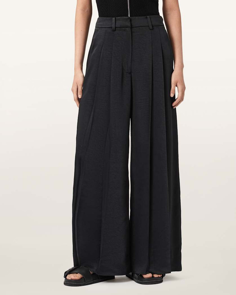 POPPY SATIN STRAIGHT LEG PANTS 3