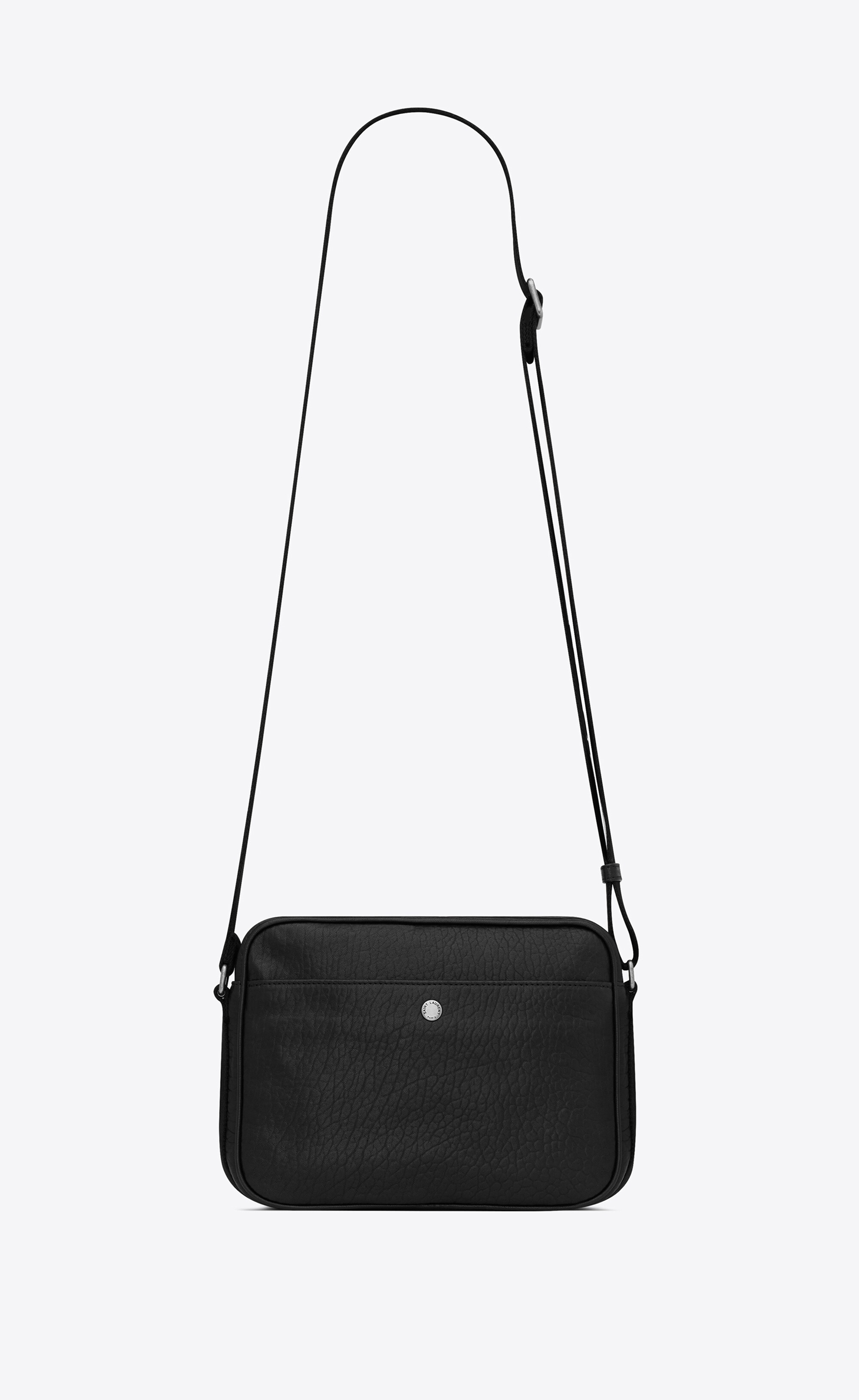 city saint laurent camera bag in grained leather - 2
