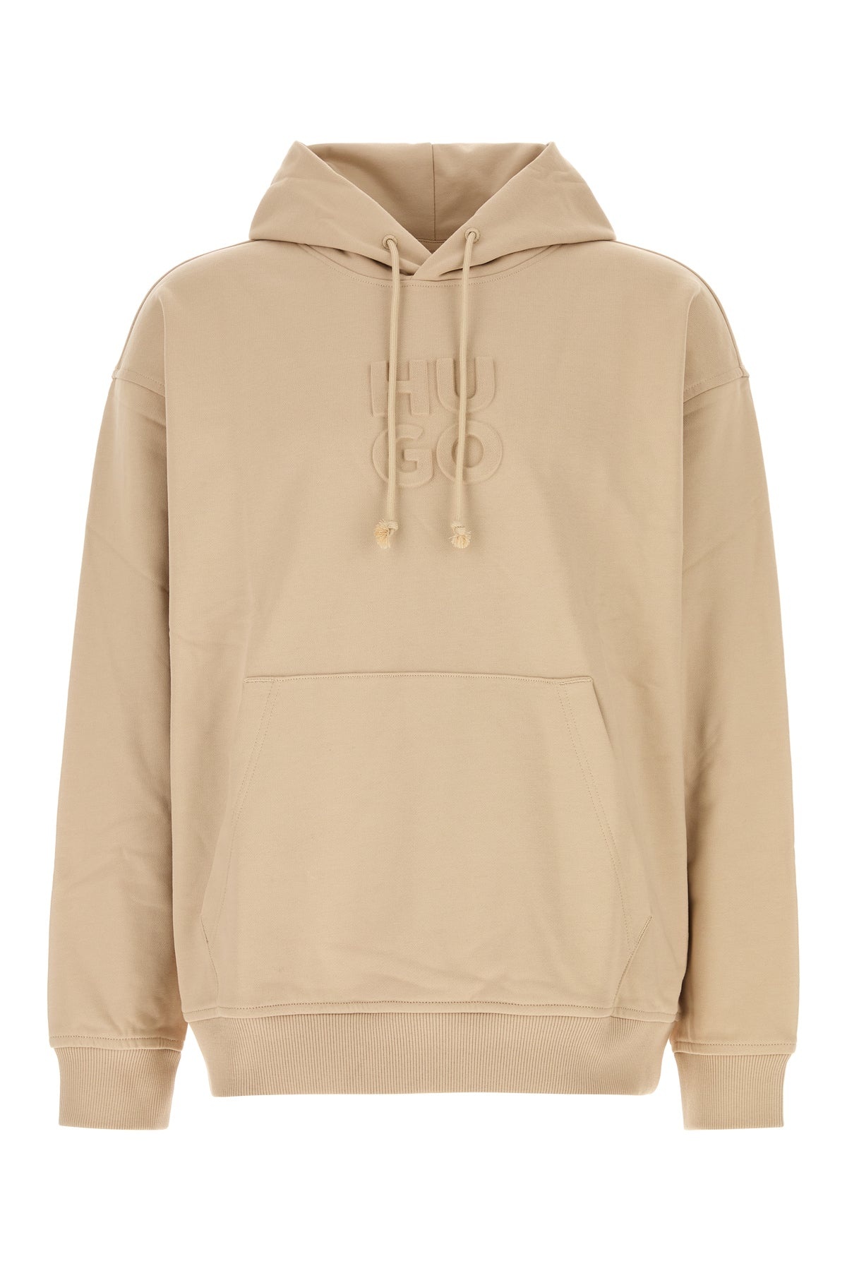 Beige cotton sweatshirt - 1