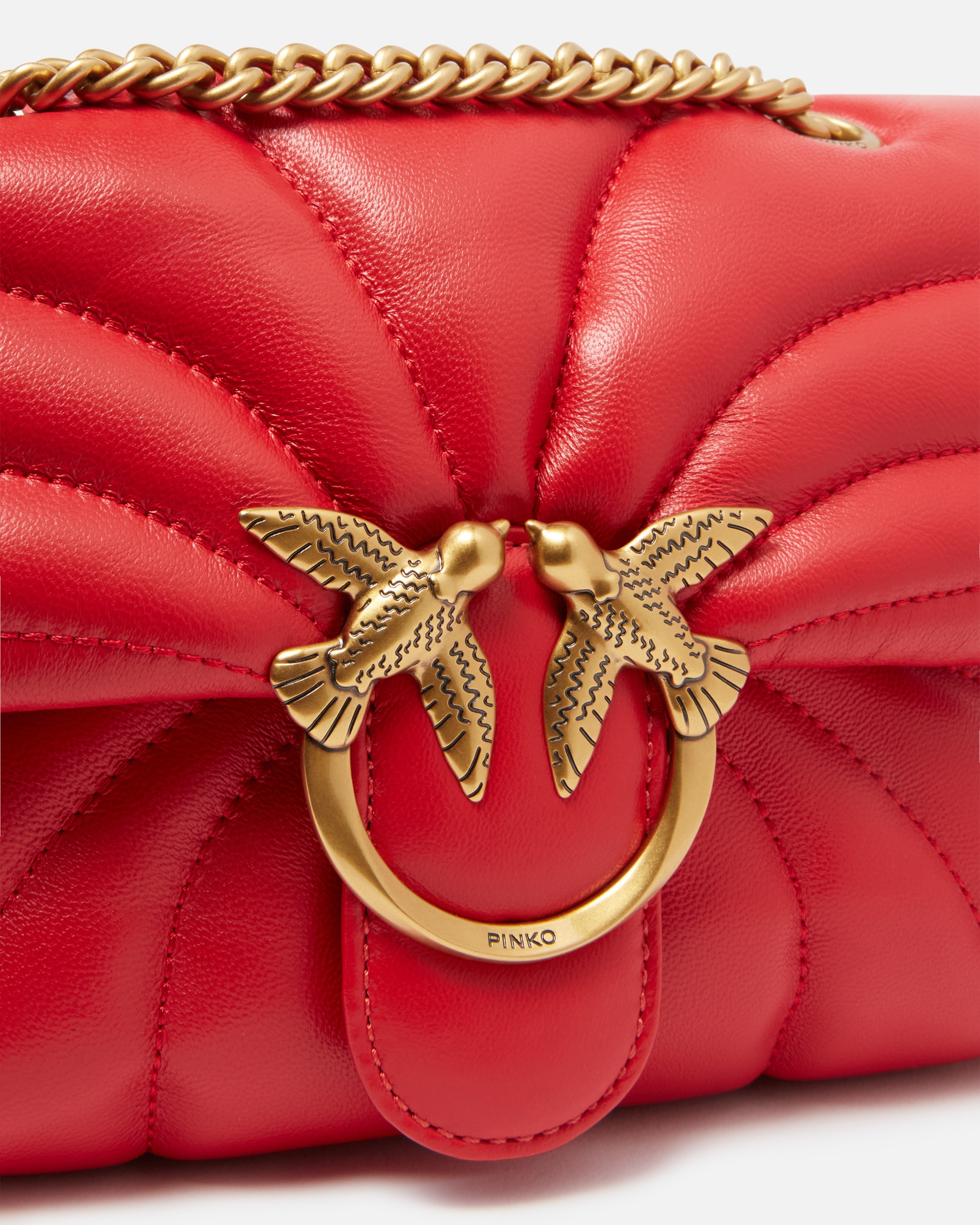 LOVE BAG PUFF BUTTERFLY MINI NAPPA LEATHER CROSSBODY BAG - 3