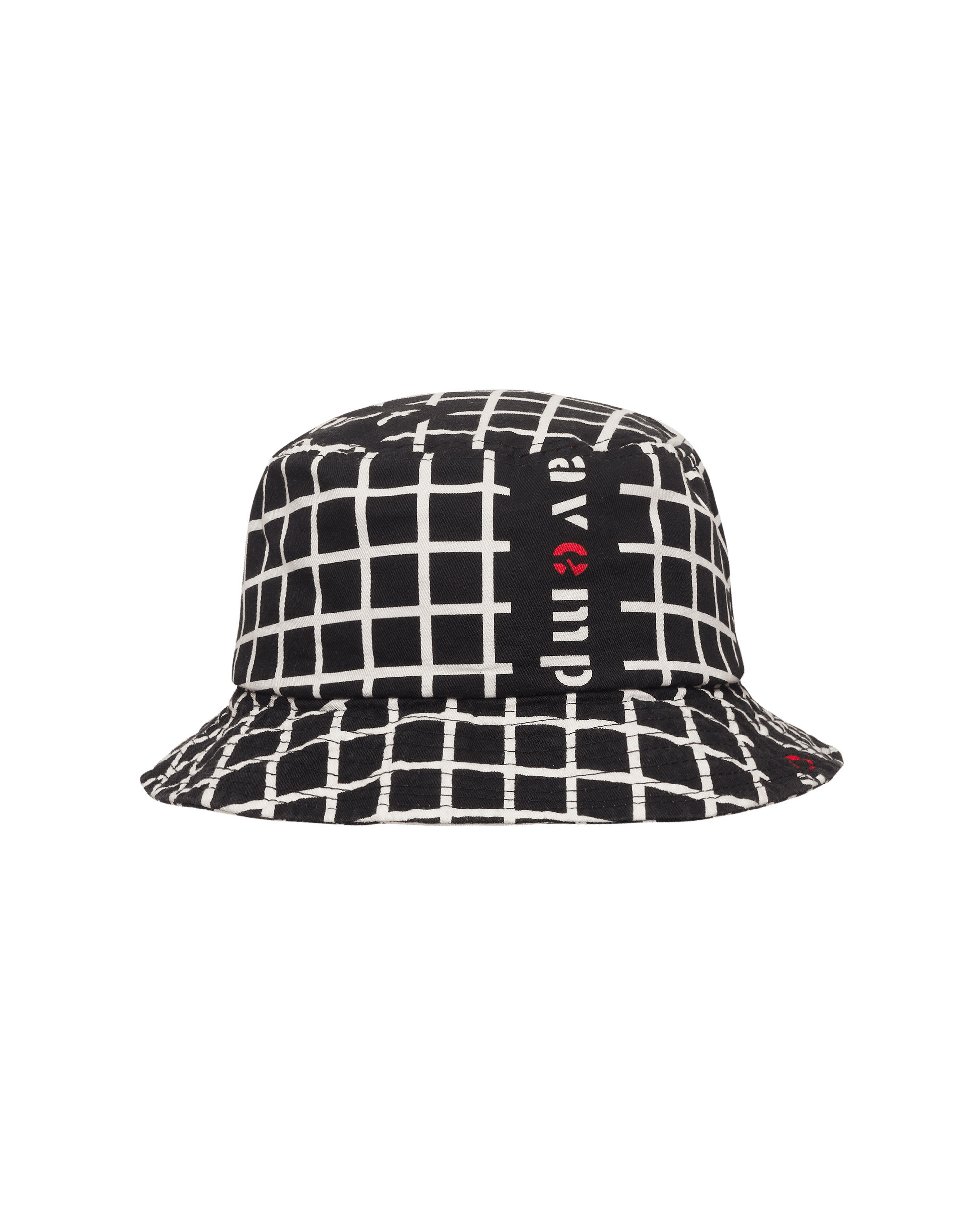 Cav Empt Grid Bucket Hat Black REVERSIBLE