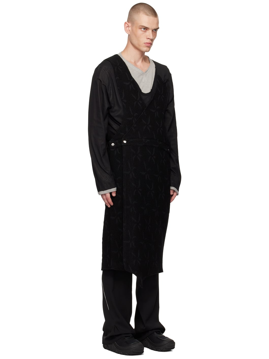 Black Jarocka Apron Vest - 2