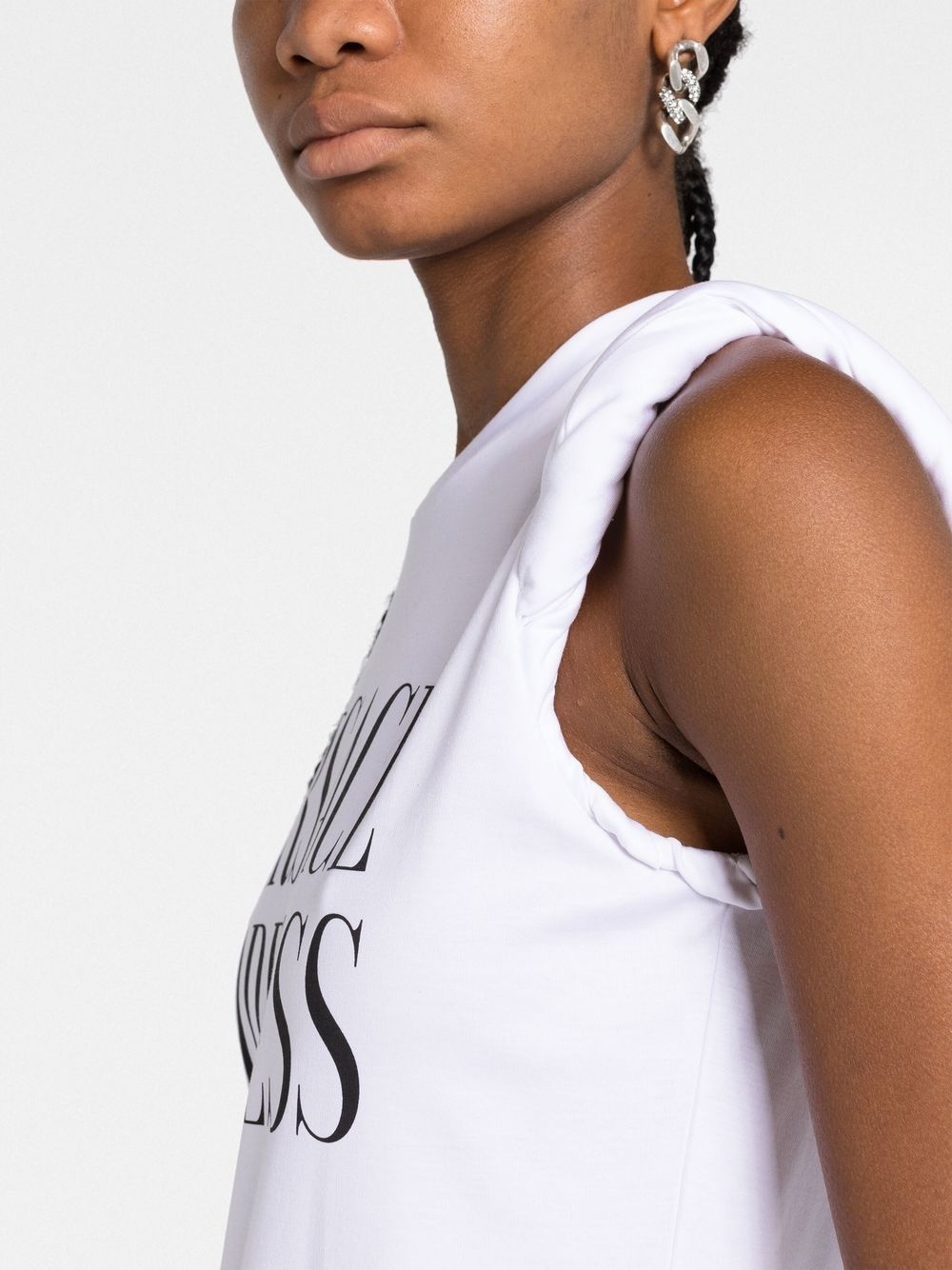logo-print cotton T-shirt - 3
