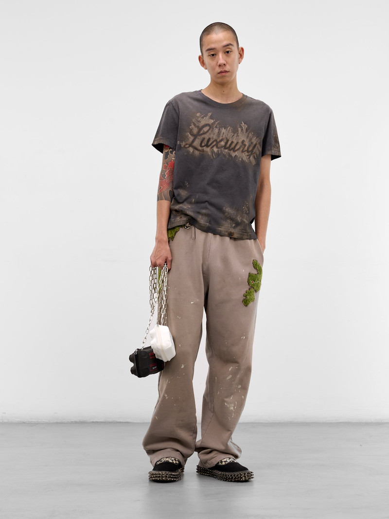 doublet Black Faded Dirty Luxury Tee outlook