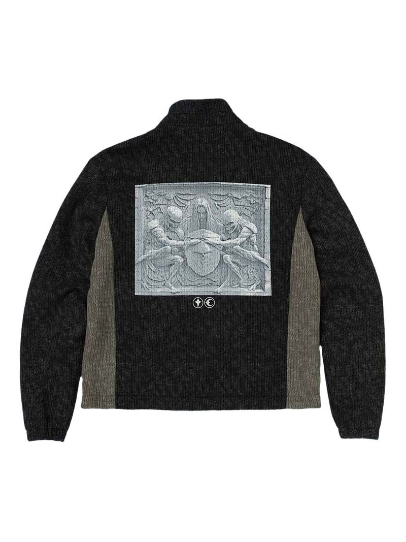 Thug Club Devil Peace-print jacket outlook