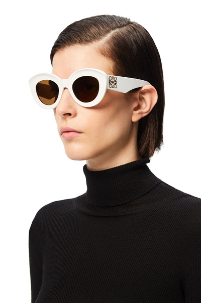 Loewe Butterfly Anagram Fitted sunglasses in acetate outlook