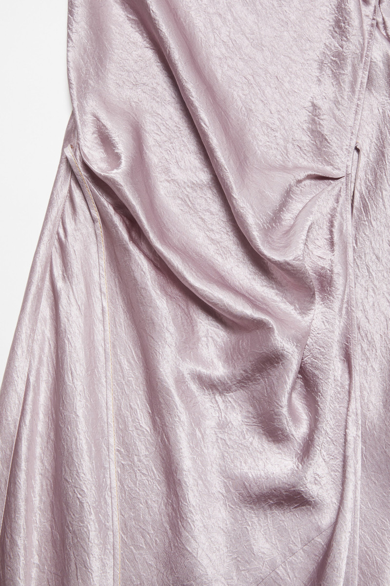 Satin dress - Light lilac purple 6