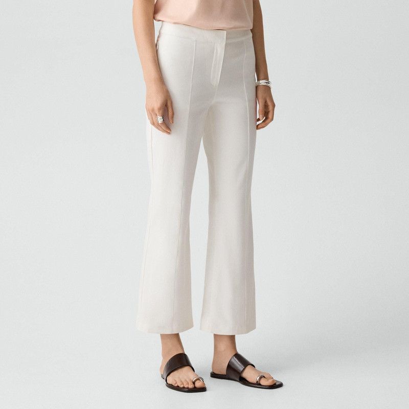 Seamed Kick Pant in Stretch Cotton-Blend 5