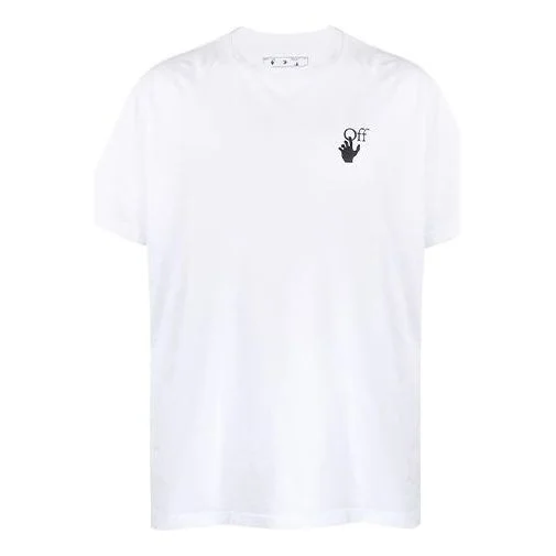 Off-White FW20 Human Skeleton Arrow Short-sleeve Tee Men's White OMAA038F20FAB0020110 - 1