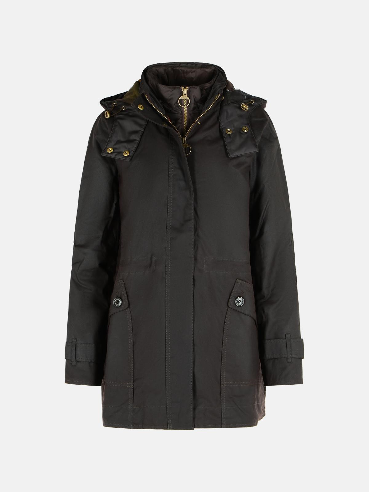 BROWN COTTON JACKET - 1