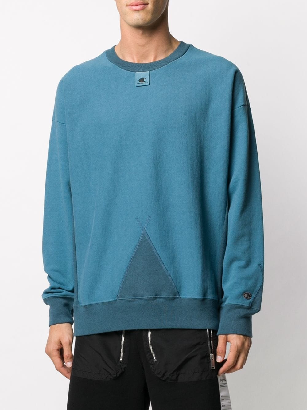 logo patch sweatshirt  - 3