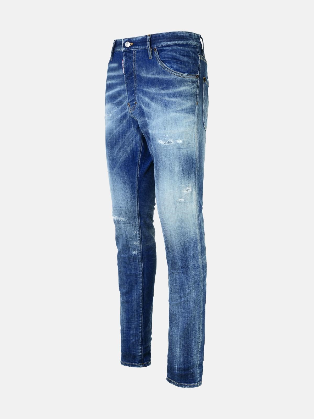 'COOL GUY' BLUE COTTON DENIM JEANS - 2