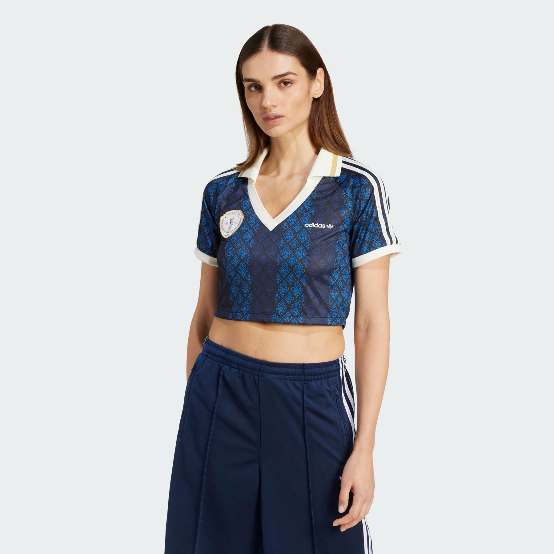 adidas Originals Retro Sports Cricket-inspired Cropped Jersey - 2