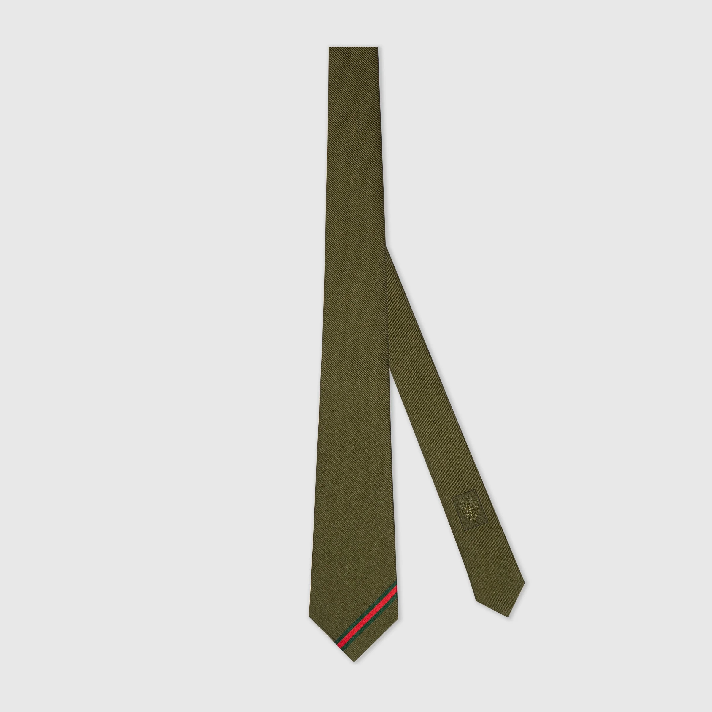 Web silk jacquard tie - 1
