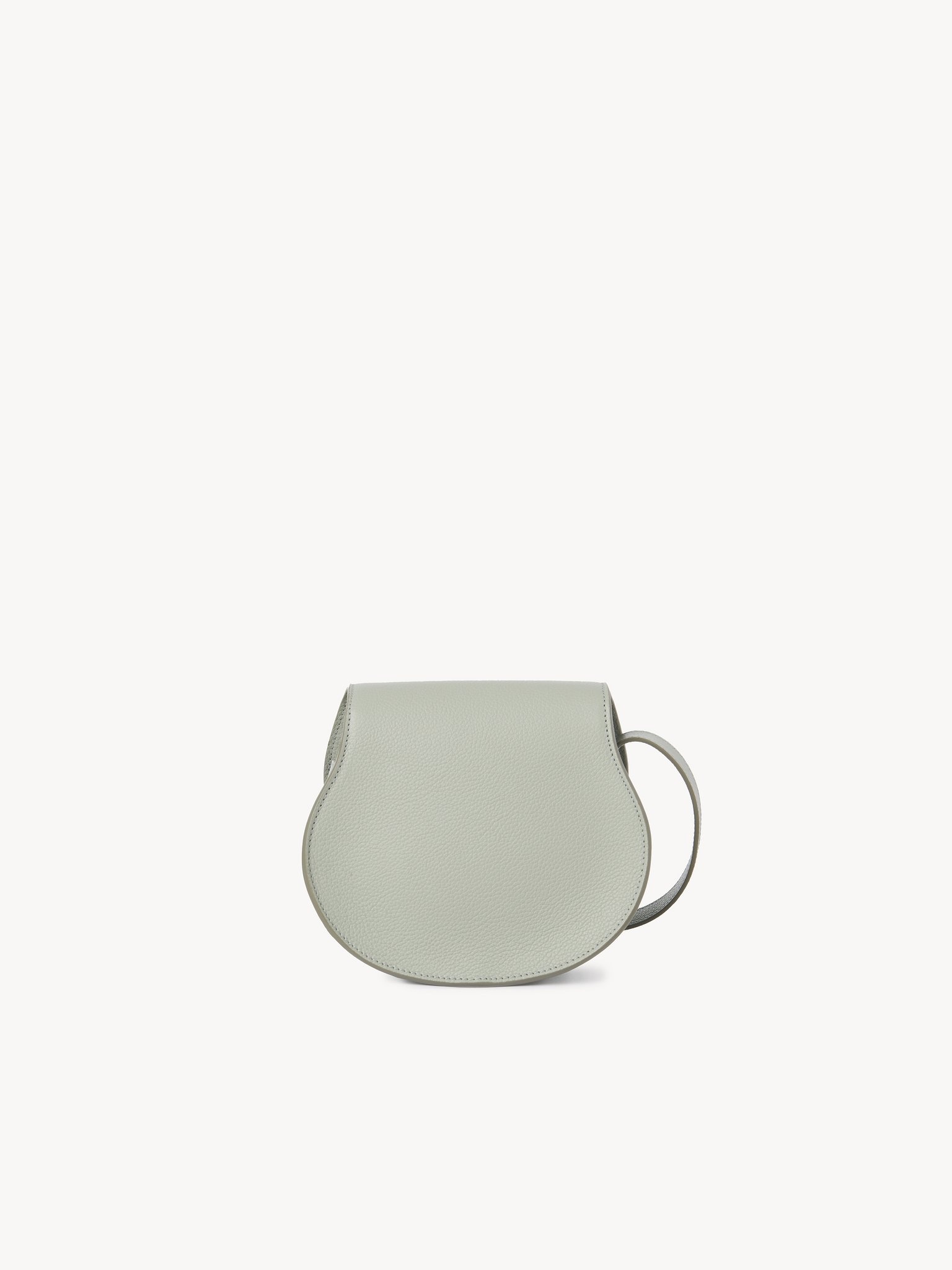 SMALL MARCIE SADDLE BAG IN GRAINED LEATHER - 4
