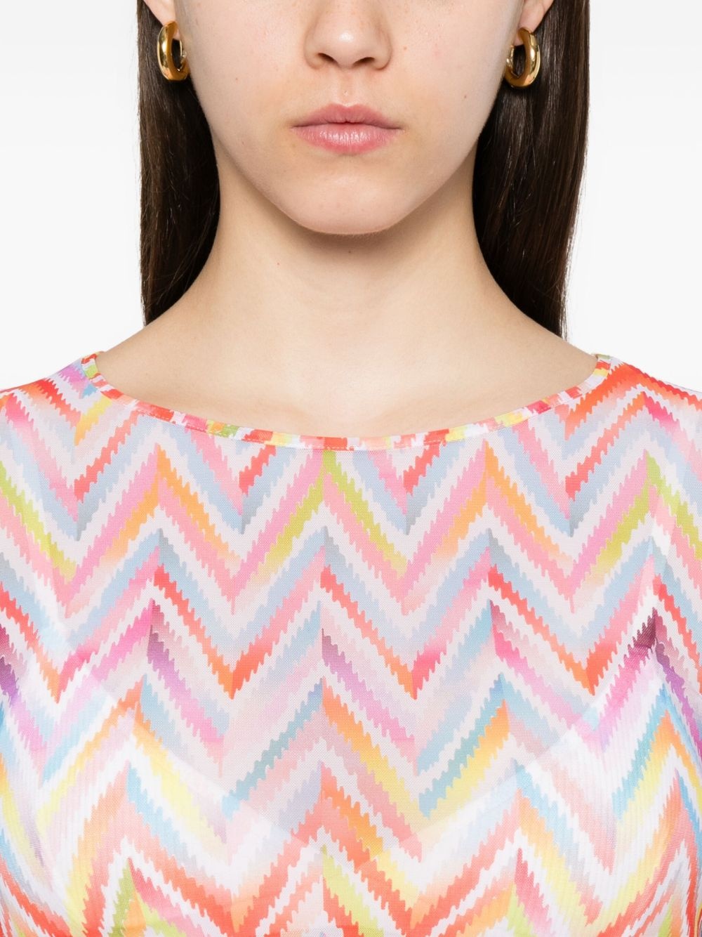 zigzag-print top - 5