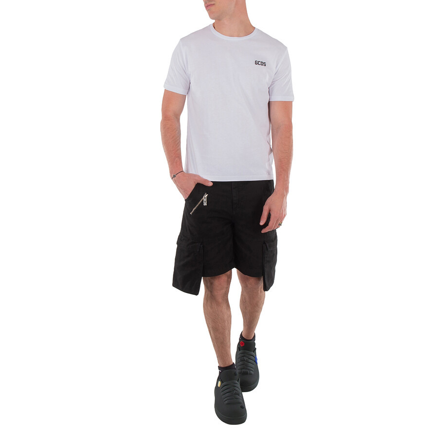 GCDS Low Band Logo Cotton T-Shirt - 4