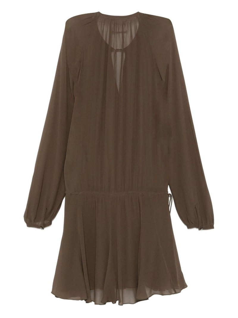 Isabel Marant Étoile pleated drawstring dress outlook