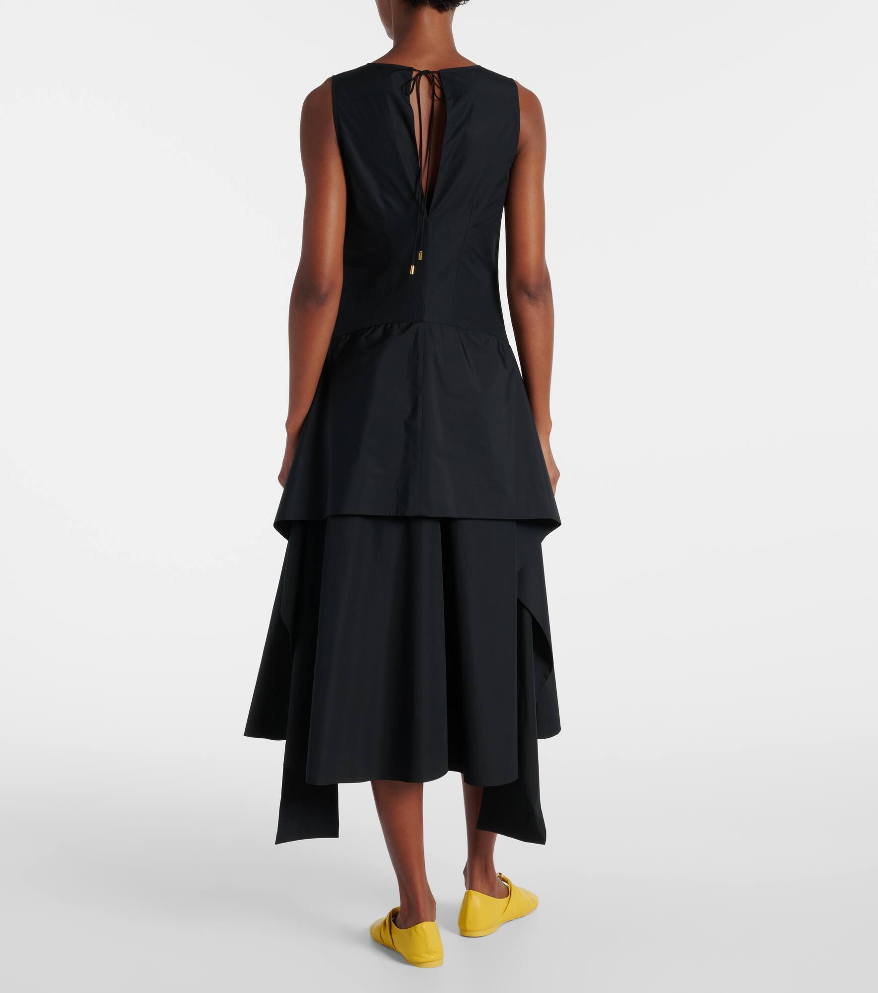 Cotton poplin wrap dress - 3