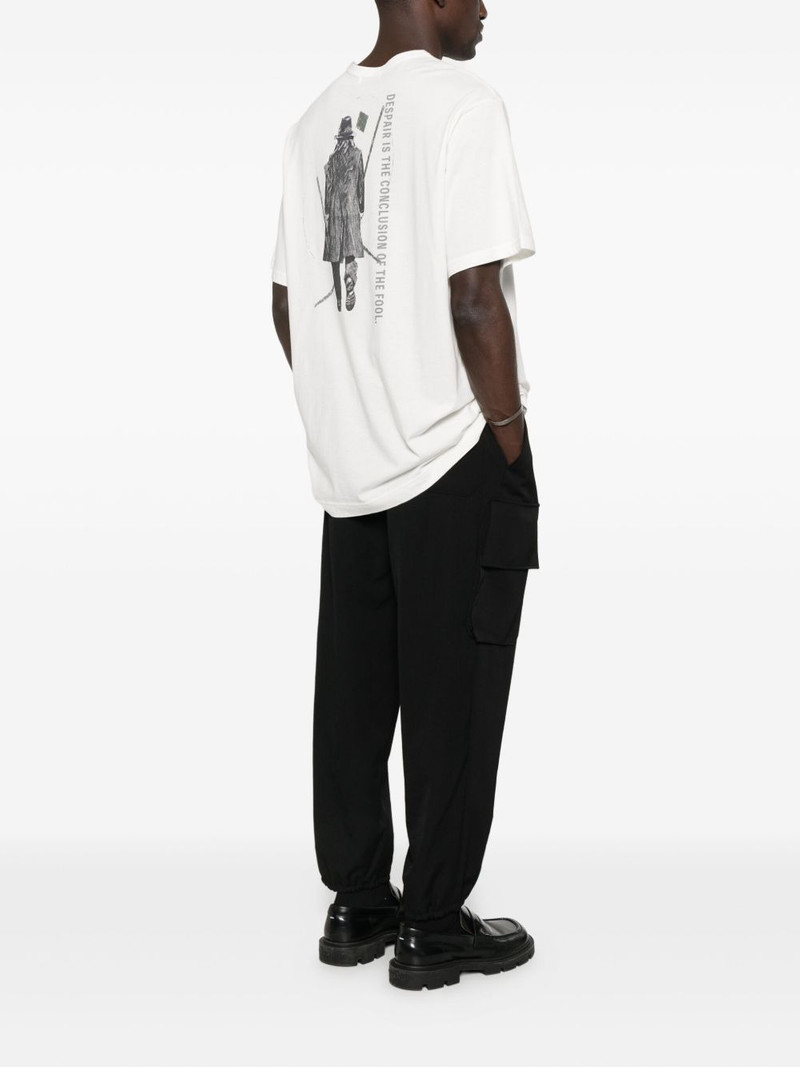 Yohji Yamamoto short-sleeve cotton T-shirt outlook
