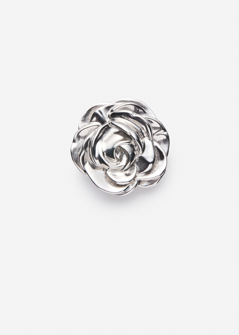 Rose ring in silver 1