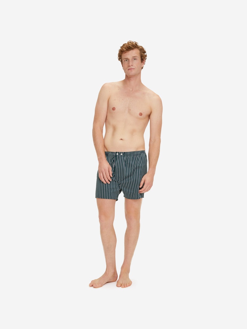 Men's Classic Fit Boxers Wellington 53 Cotton Satin Multi - 4