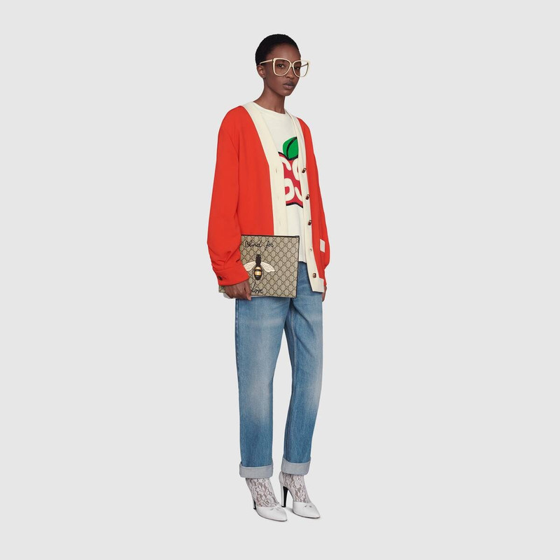 Gucci Bestiary pouch with bee 4