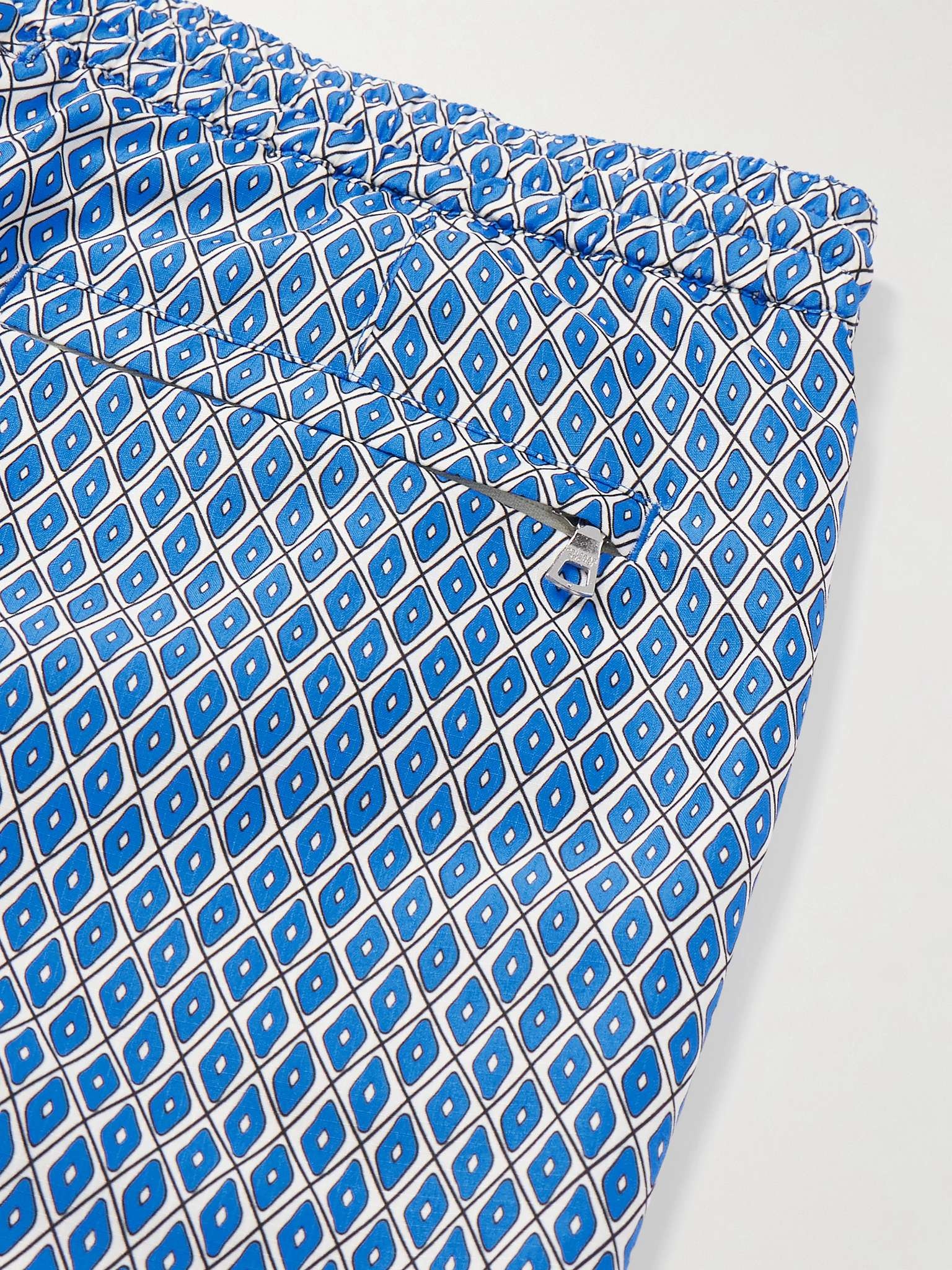 Standard Terrazzo Slim-Fit Mid-Length Printed Recycled Swim Shorts - 4