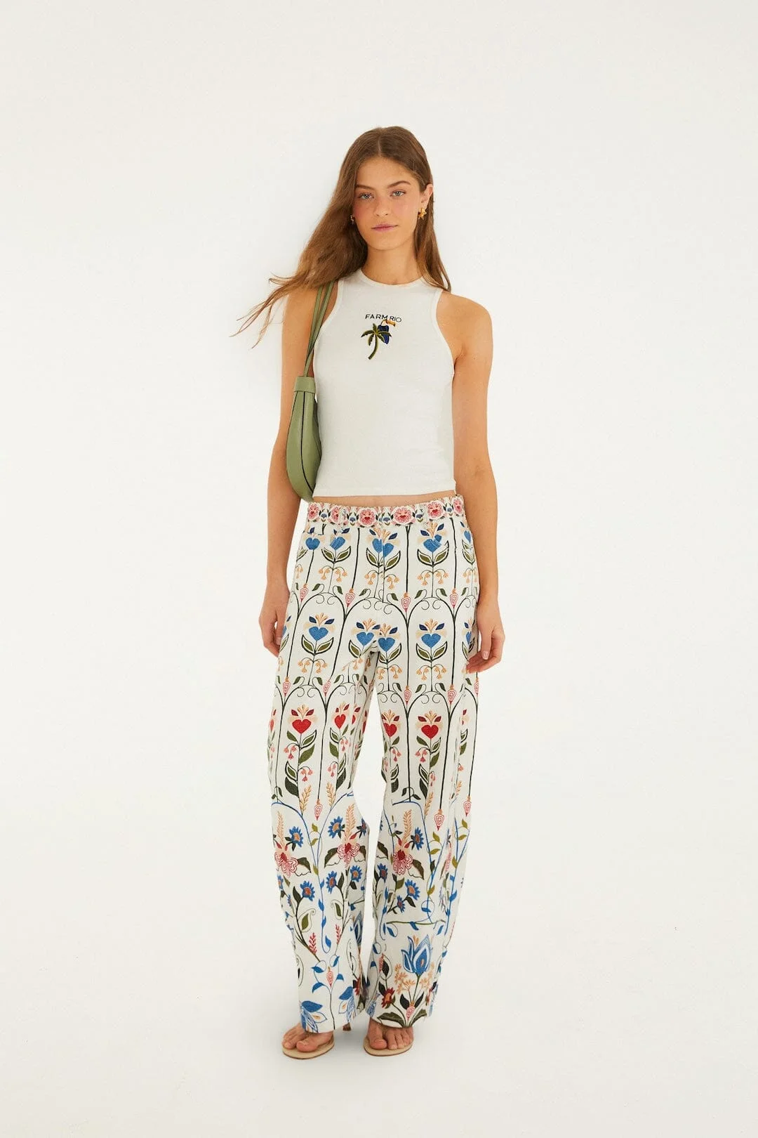 Fraga Print Pants - 1