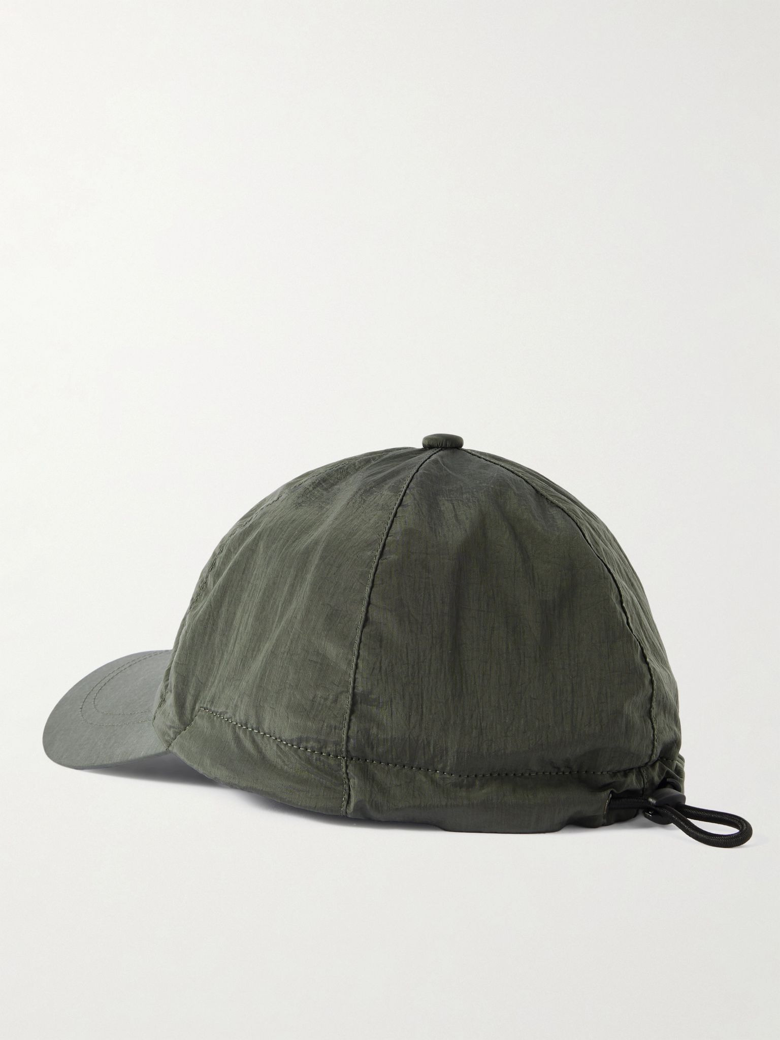 Logo-Appliquéd ECONYL® Nylon Metal Cap Green - 3