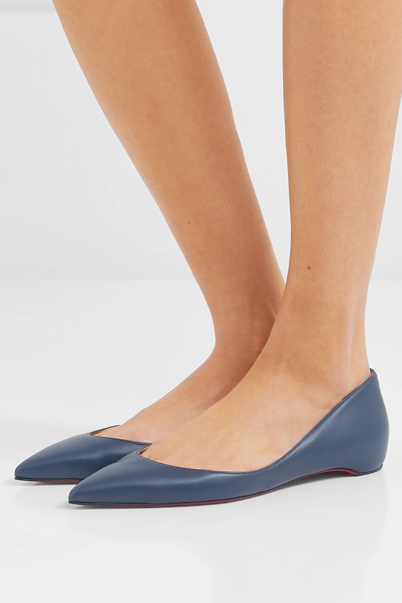 Iriza leather point-toe flats - 2