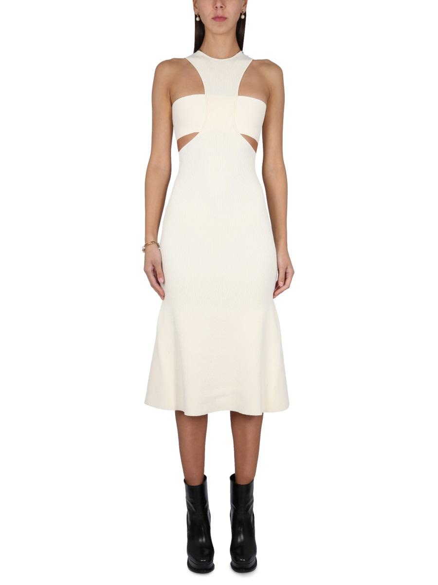 ALEXANDER MCQUEEN DRESS WITH HARNESS - 1