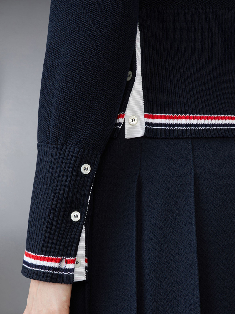 Classic Cotton V Neck Cardigan 4
