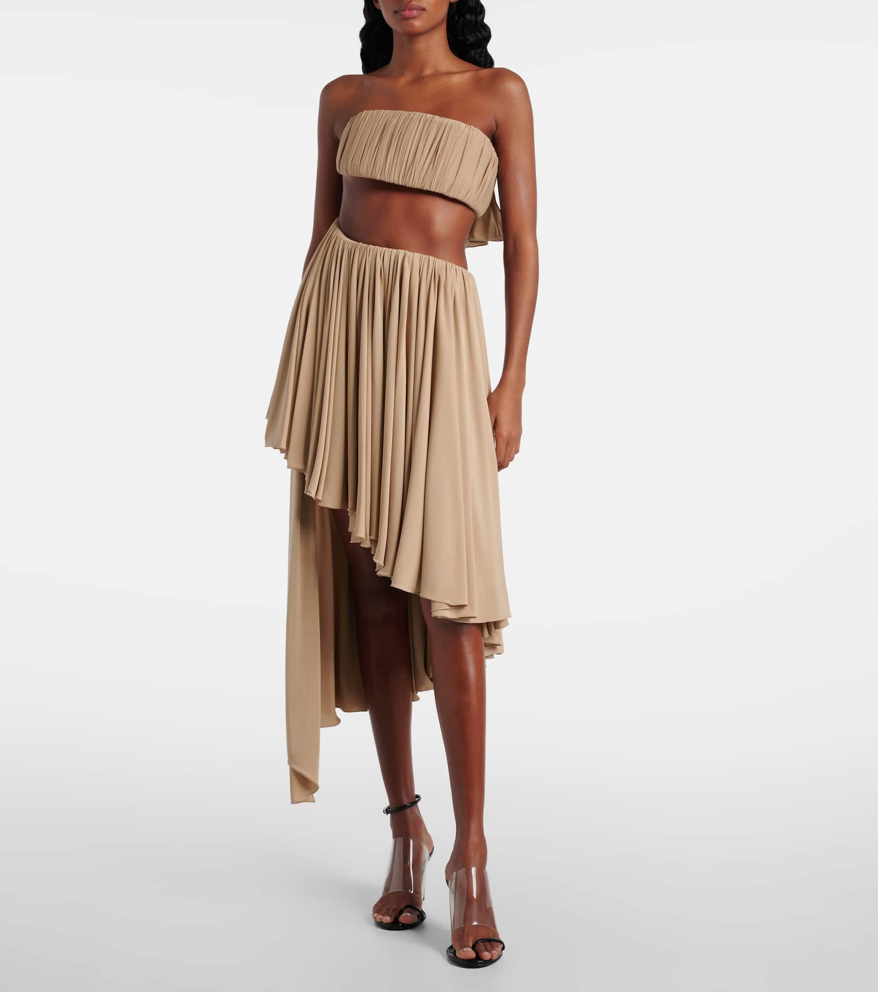 Spiral ruffled minidress - 2