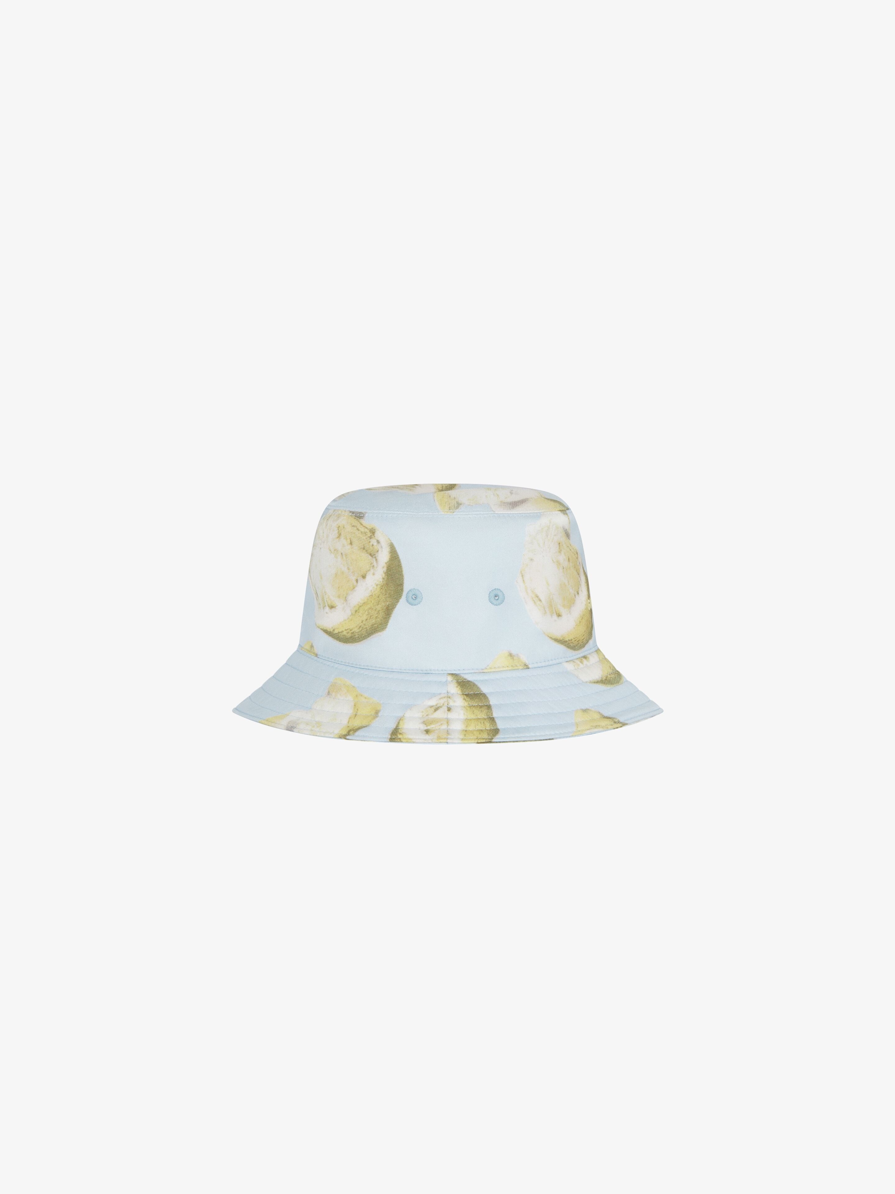 GIVENCHY BUCKET HAT IN SILK WITH LEMON PRINT - 3