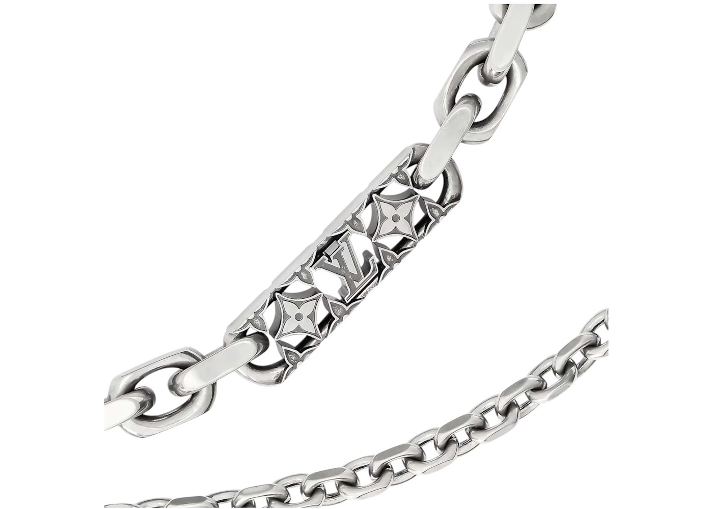 Louis Vuitton x Nigo Label Chain Belt Palladium-tone Metal - 2