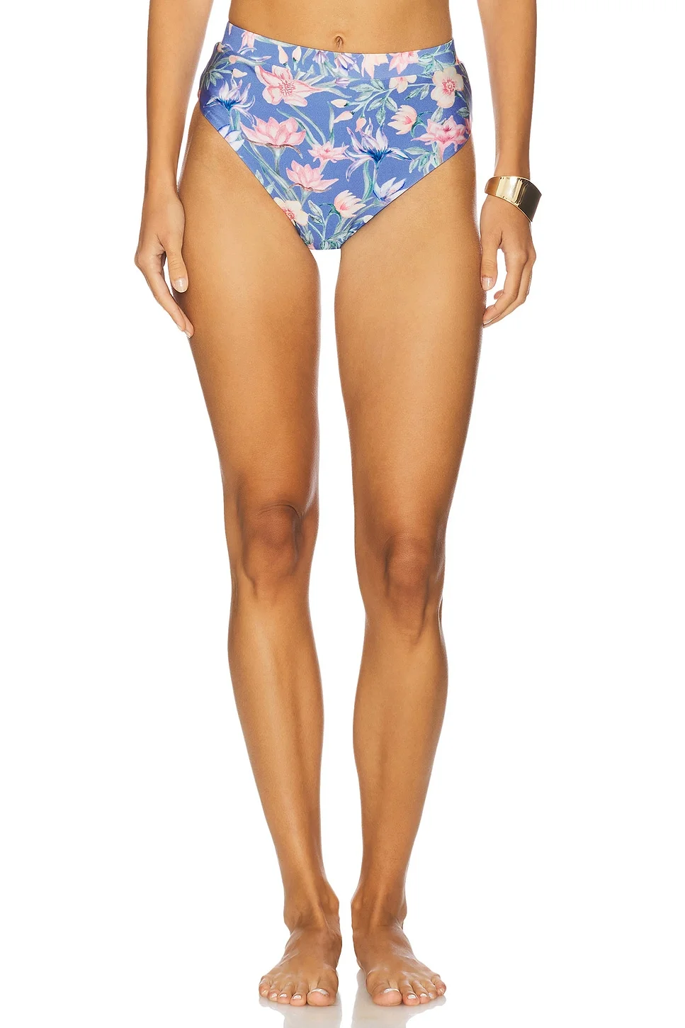 Amaryllis High Waist Bikini Bottom - 1