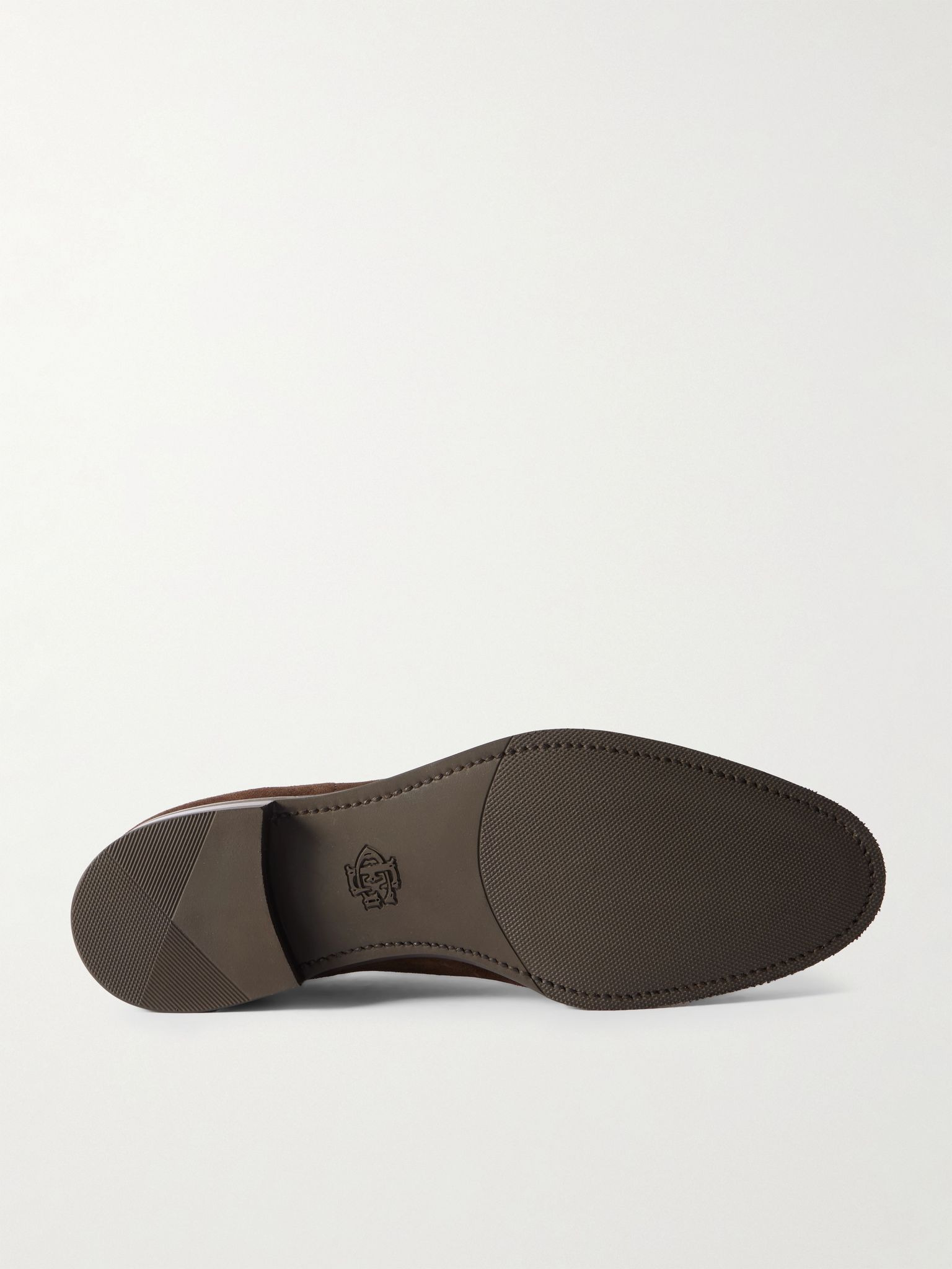 Dover Suede Derby Shoes Brown - 3