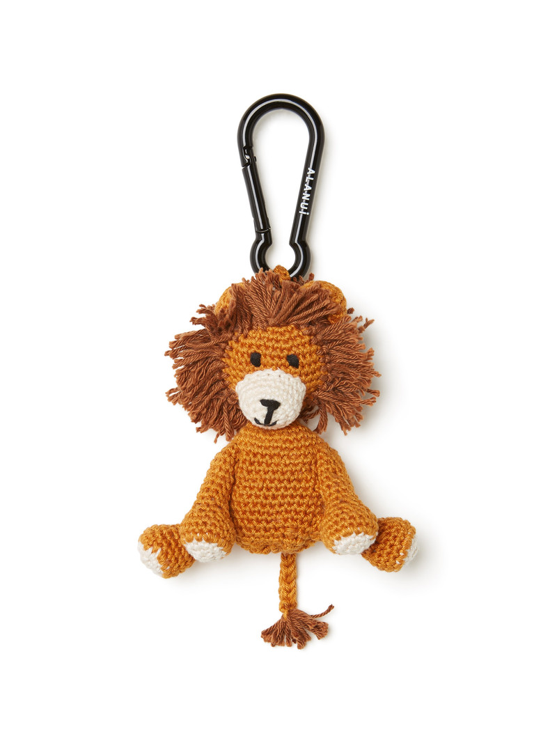 Handmade Lion Crochet Key Holder 1