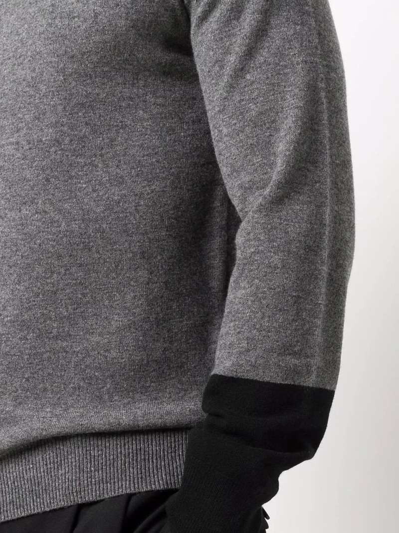 two-tone wool jumper 5