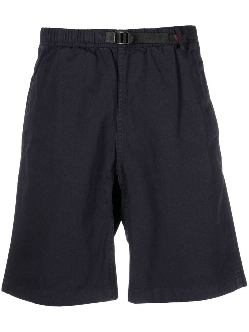 buckle-fastening waistband shorts 1