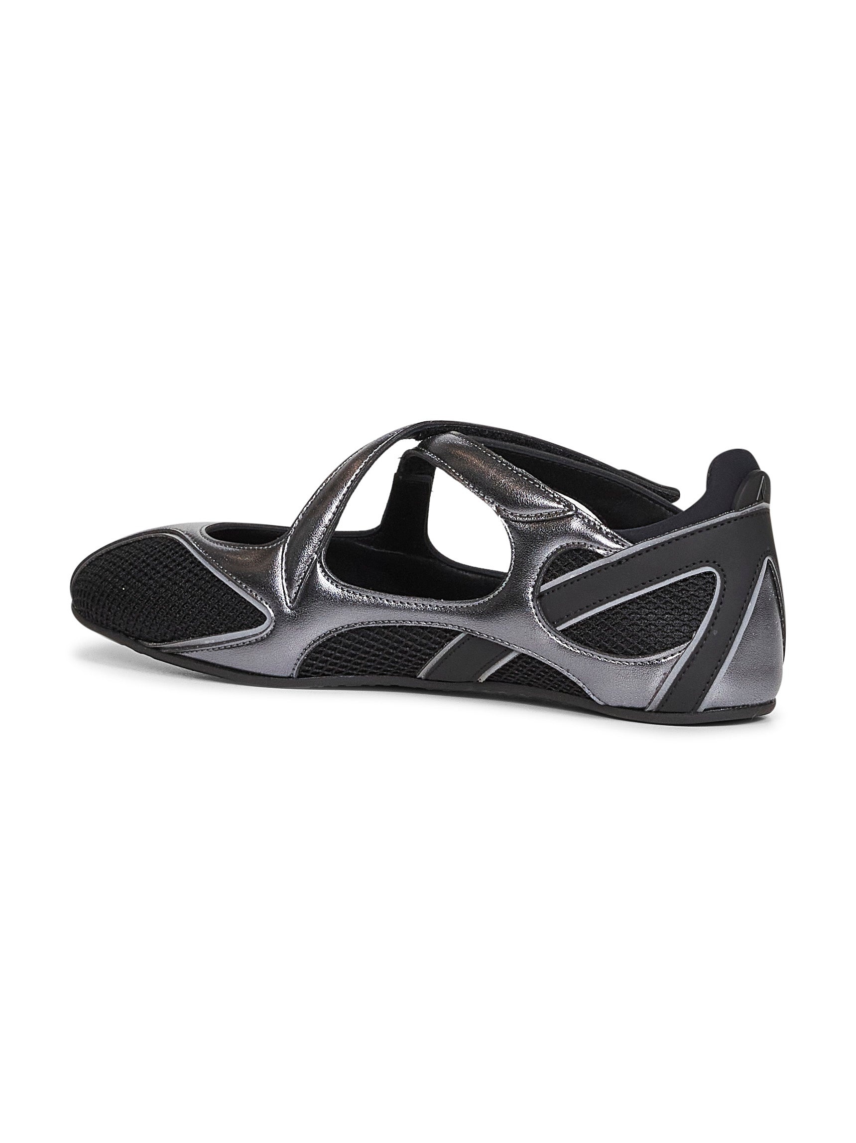 Black "Floor 01" ballet flats - 3