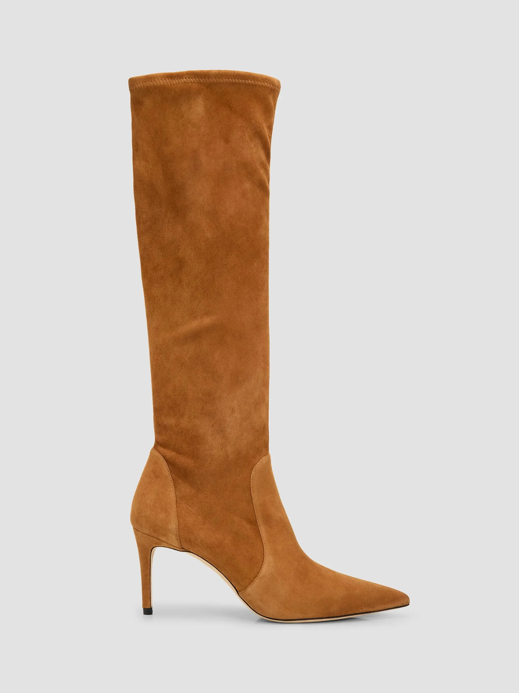 Women's Stuart Power 75 75MM Suede Boots - Boho Tan - 1