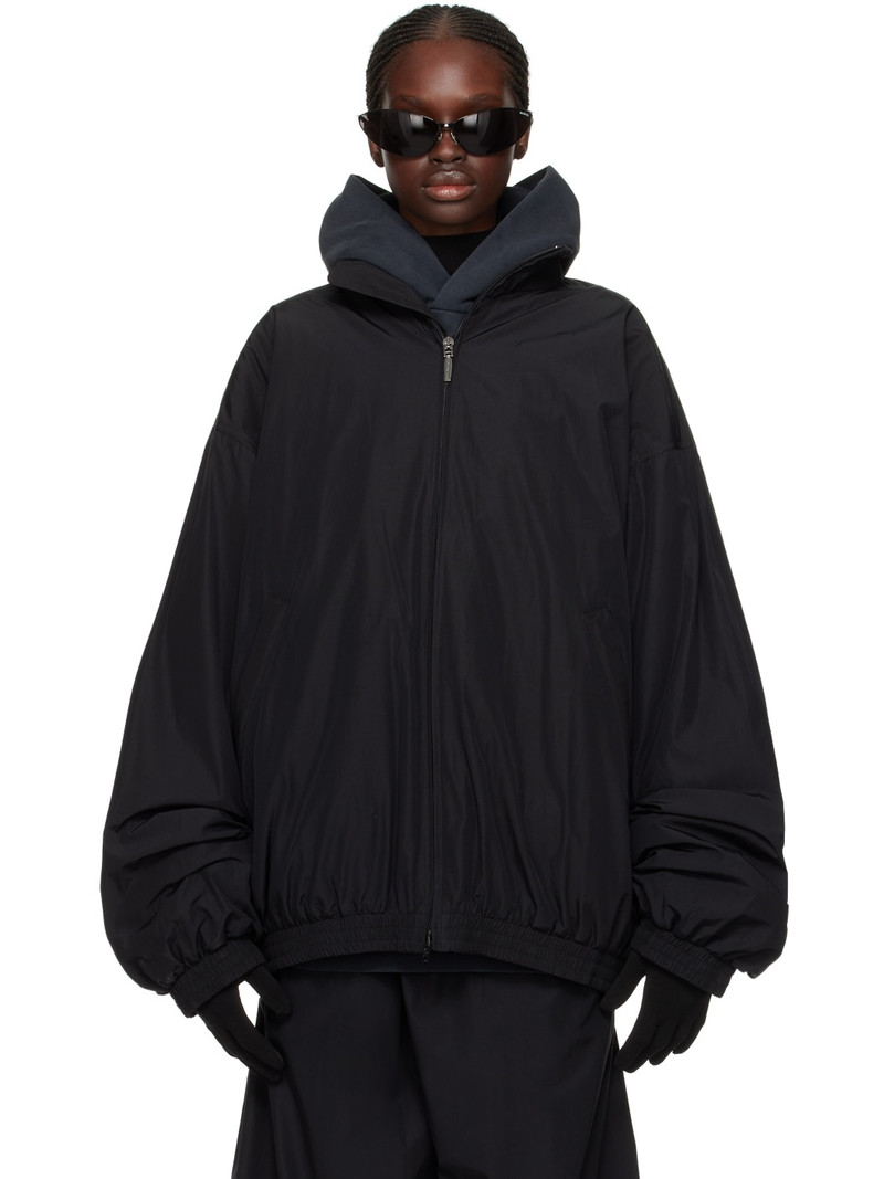 Black DIY Metal Outline Track Jacket 1