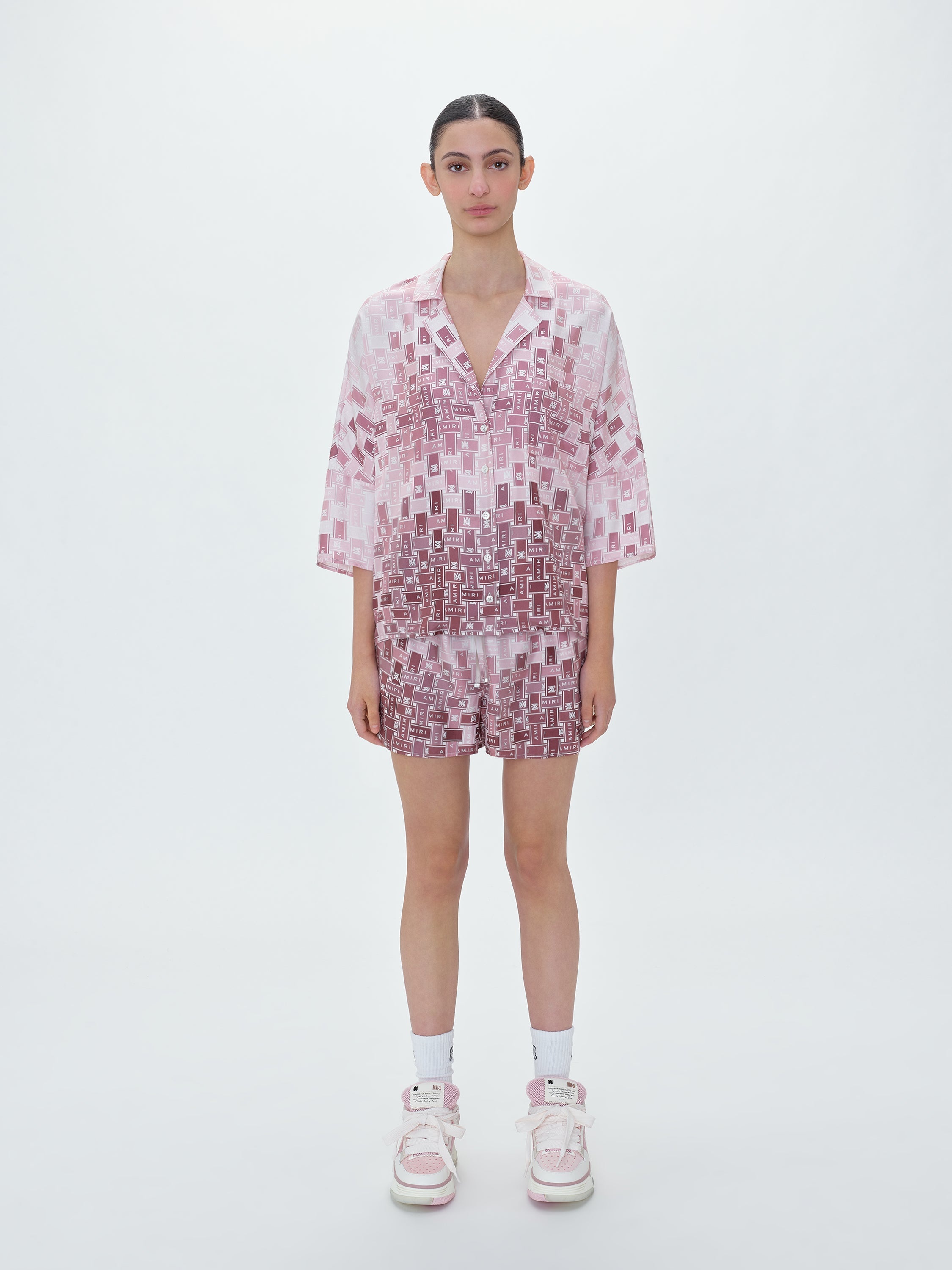 GRADIENT TAPE BOWLING SHIRT - 2
