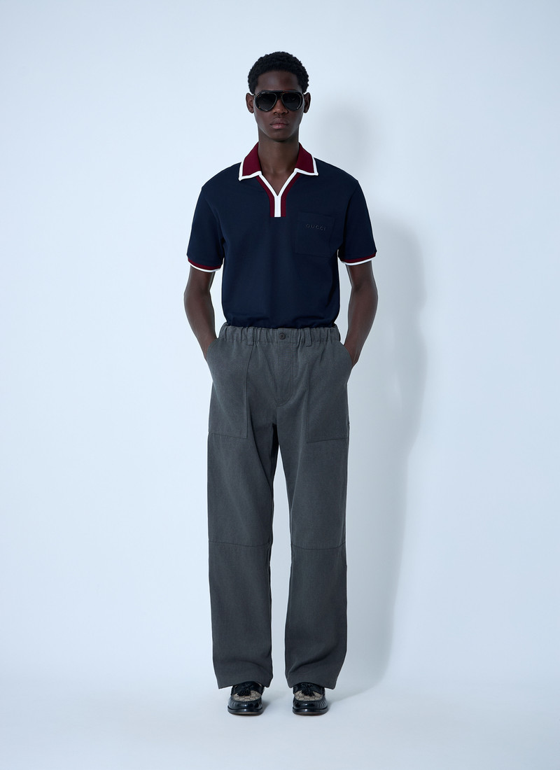 GUCCI Faded Canvas Pants outlook