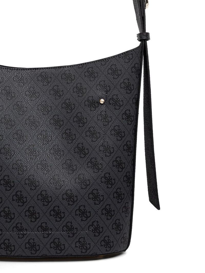 monogram-pattern buckle-detail bucket bag 4