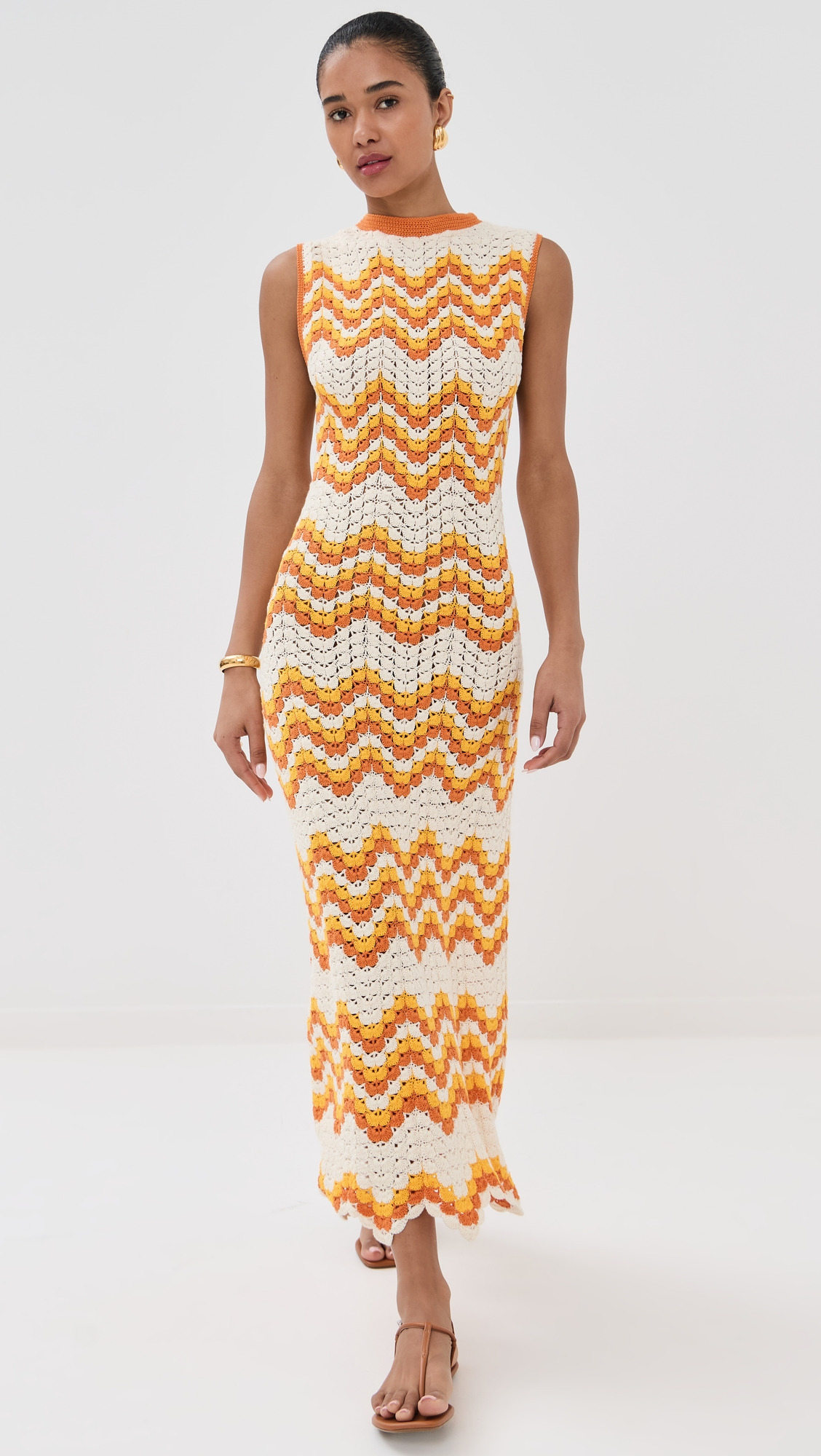 Huayna Crochet Maxi Dress - 4
