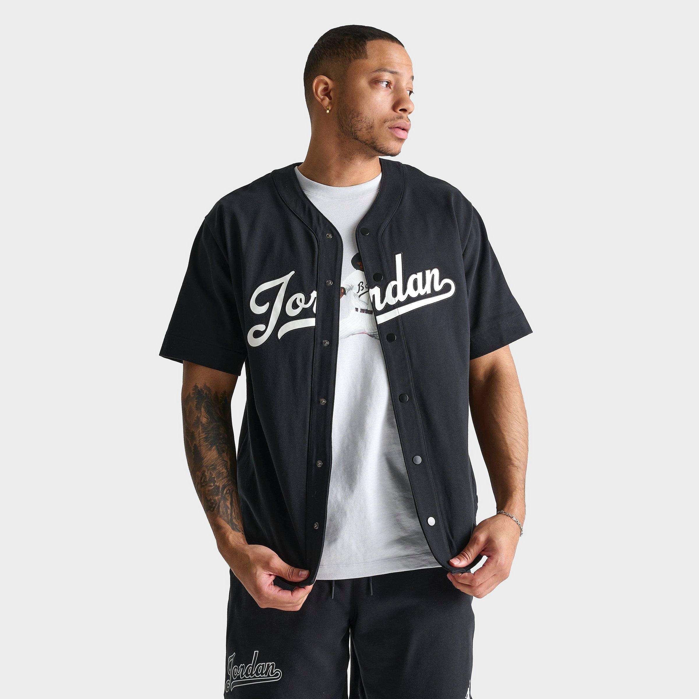 Jordan MEN'S JORDAN FLIGHT MVP BUTTONED BASEBALL TOP