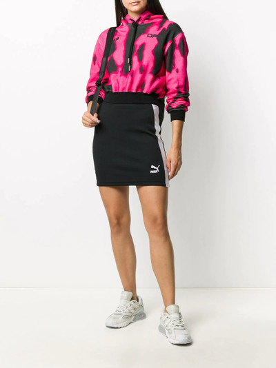 PUMA ribbed contrast side panel skirt outlook